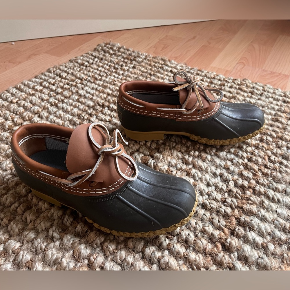 LL Bean Rubber Bean Duck Boots Rubber Mocs